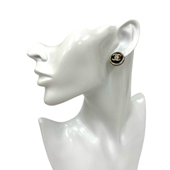 Chanel Coco Mark Motif Gp Earrings