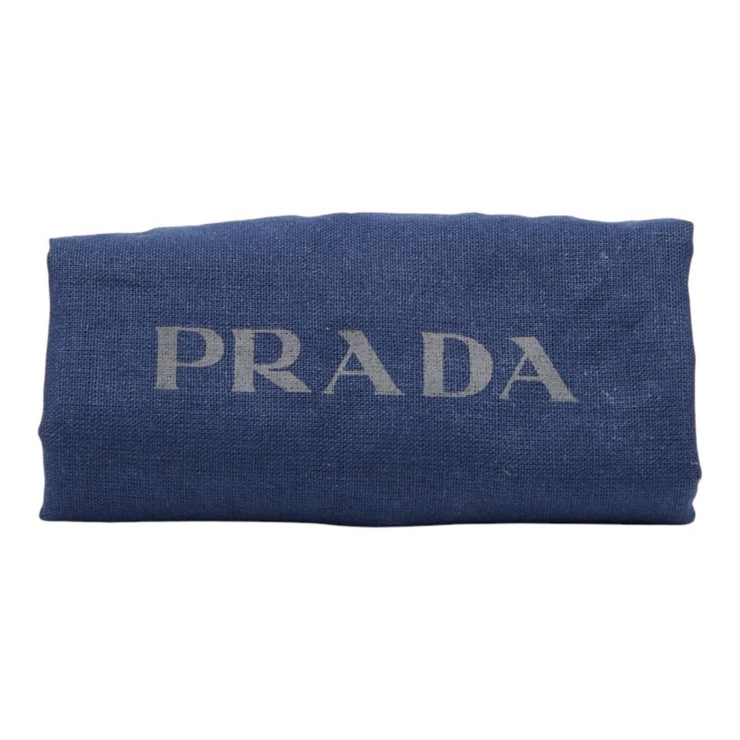 Prada Shoulder Strap Brown Silver Leather