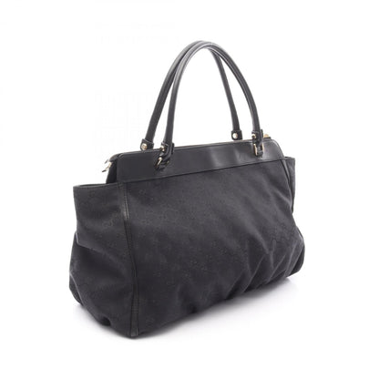 Gucci Gg Canvas Shoulder Bag Leather