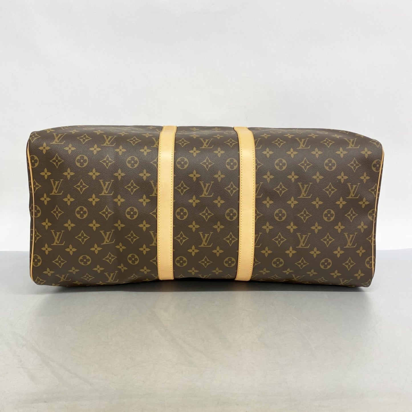 Louis Vuitton Monogram Keepall 55 Boston Bag M41424 Brown