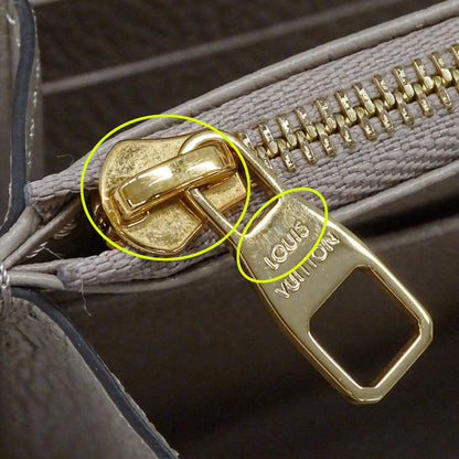 Louis Vuitton Women'S Monogram Empreinte Sarah Tourterelle Long Wallet