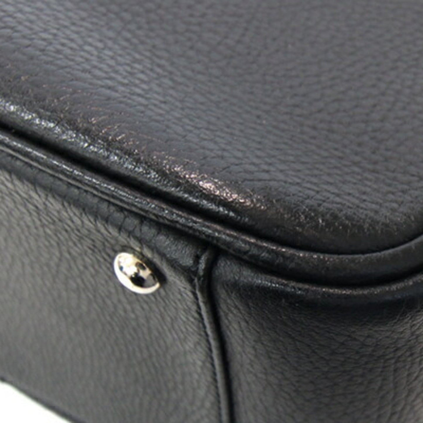 Burberry Handbag Black Leather Nova Check