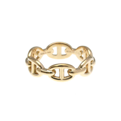 Hermes Chaine D'Ancre Ring Pink Gold (18K) Fashion No Stone Band Ring Pink Gold