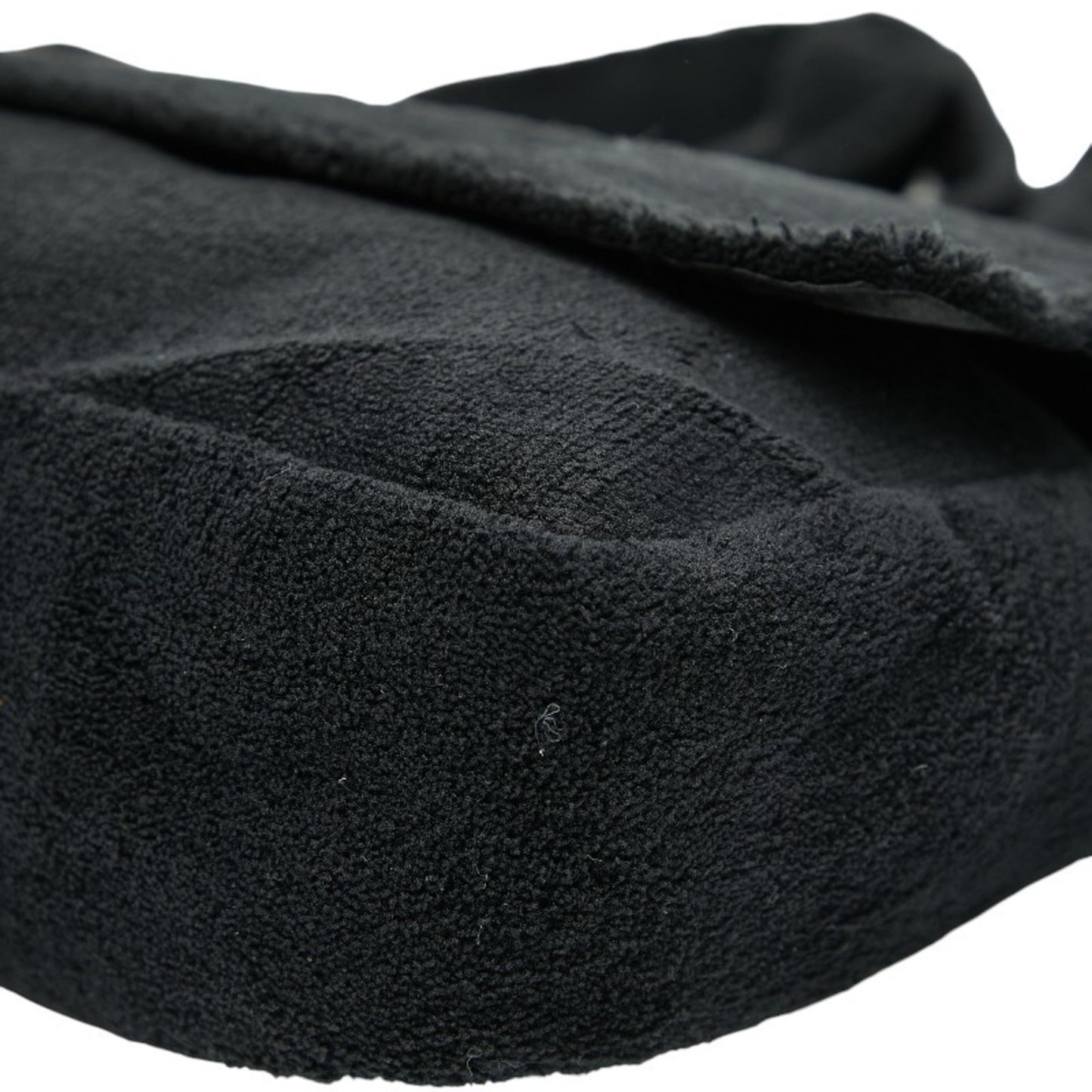 Chanel Coco Mark Novelty Crossbody Shoulder Bag In Black And White With Pile