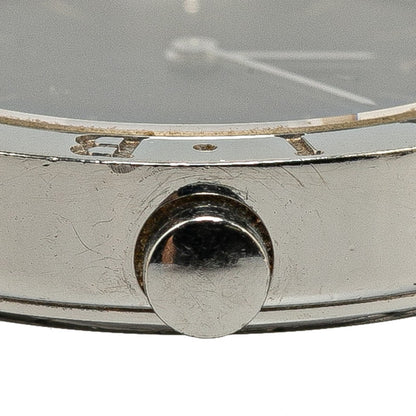 Bvlgari Watch Bb30Ss Quartz Black Dial Stainless Steel