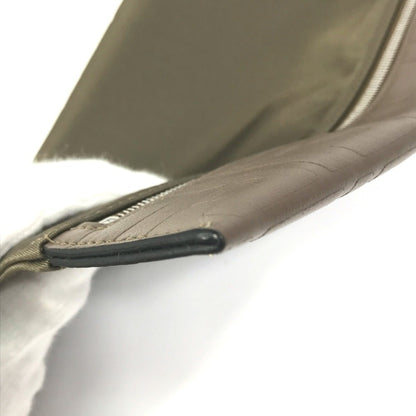 Fendi 7N0108 Zucca Clutch Bag Pouch Nylon/Leather