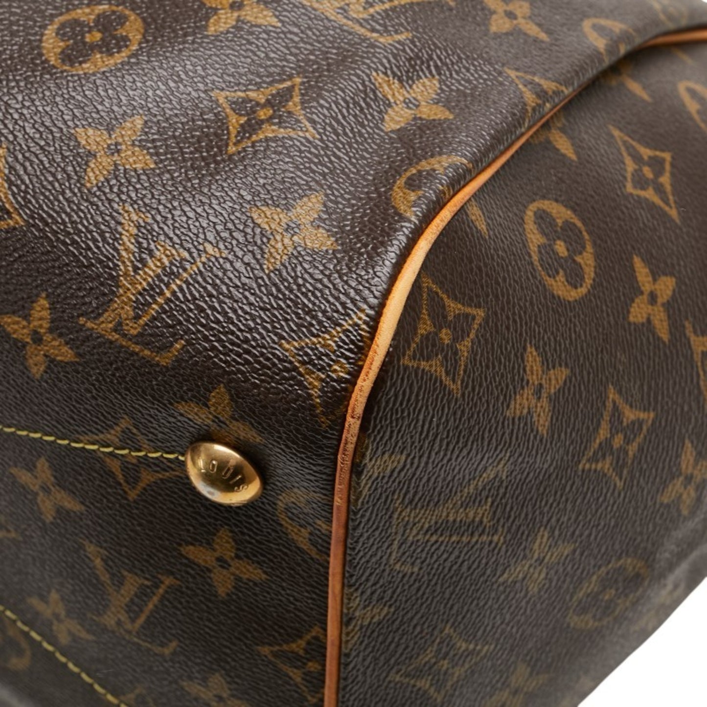 Louis Vuitton Monogram Tivoli Gm Handbag/Shoulder Bag M40144 Brown Leather