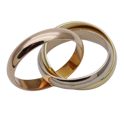 Cartier Trinity Lm Ring For Men And Women In 750Pg