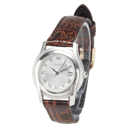 Gucci G-Class Strap (Aftermarket) 5500L Quartz Watch With Silver Dial