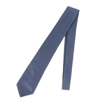 Louis Vuitton Louis Vuitton Micro Damier Silk Cravate Tie M78750 Blue