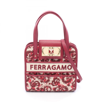 Salvatore Ferragamo Double Gancini Iconic Mini Handbag
