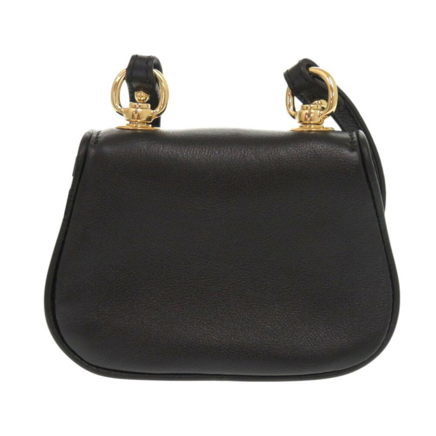 Like New Gucci Blondie 698635 Leather Black Shoulder Bag Pouch 1336Gucci