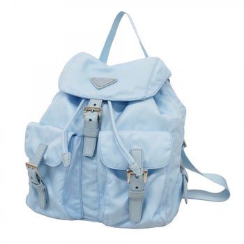 Prada Tessuto Backpack In Sky Blue Nylon