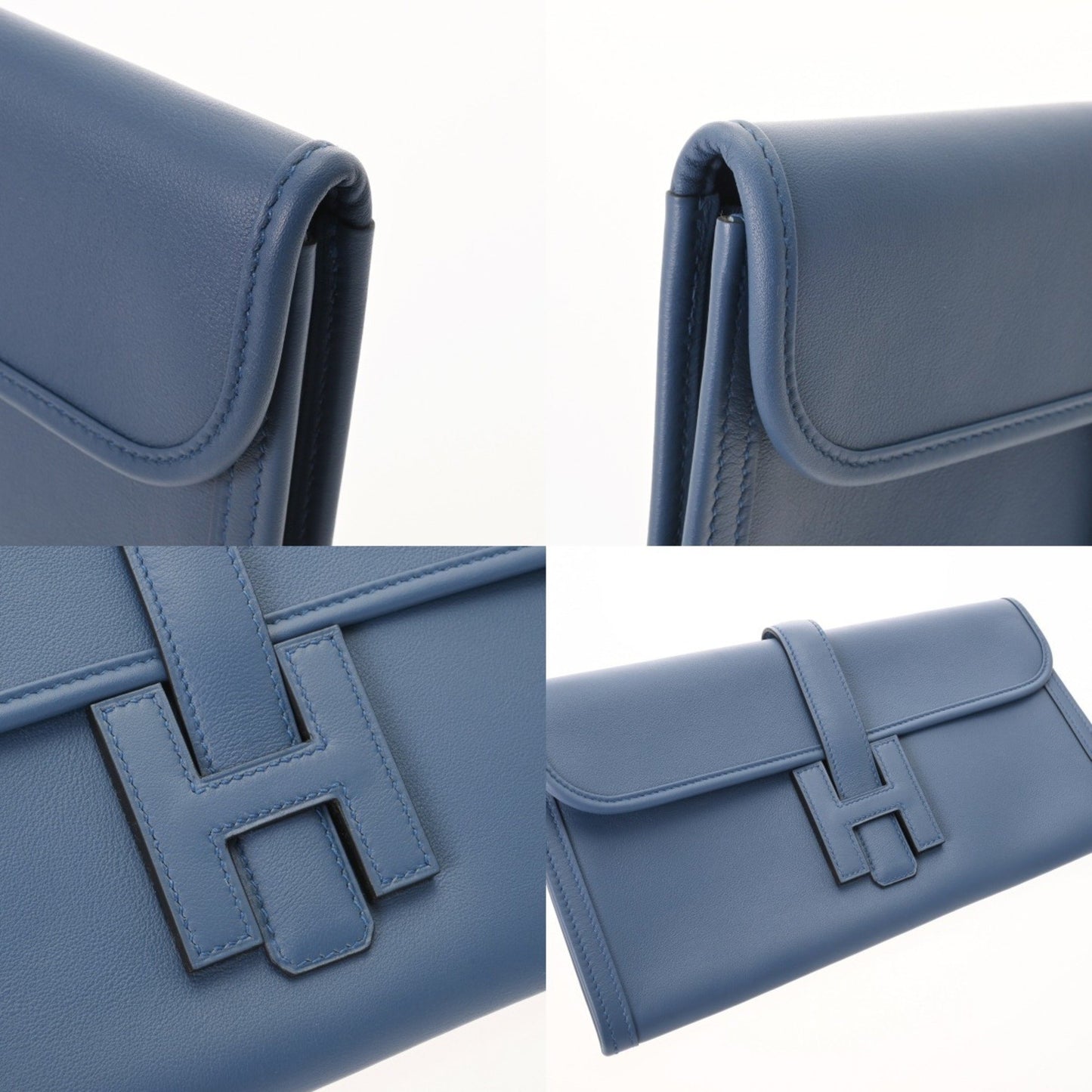 Hermes Jige Elan 29 Blue Agate A Stamp (Around 2017)