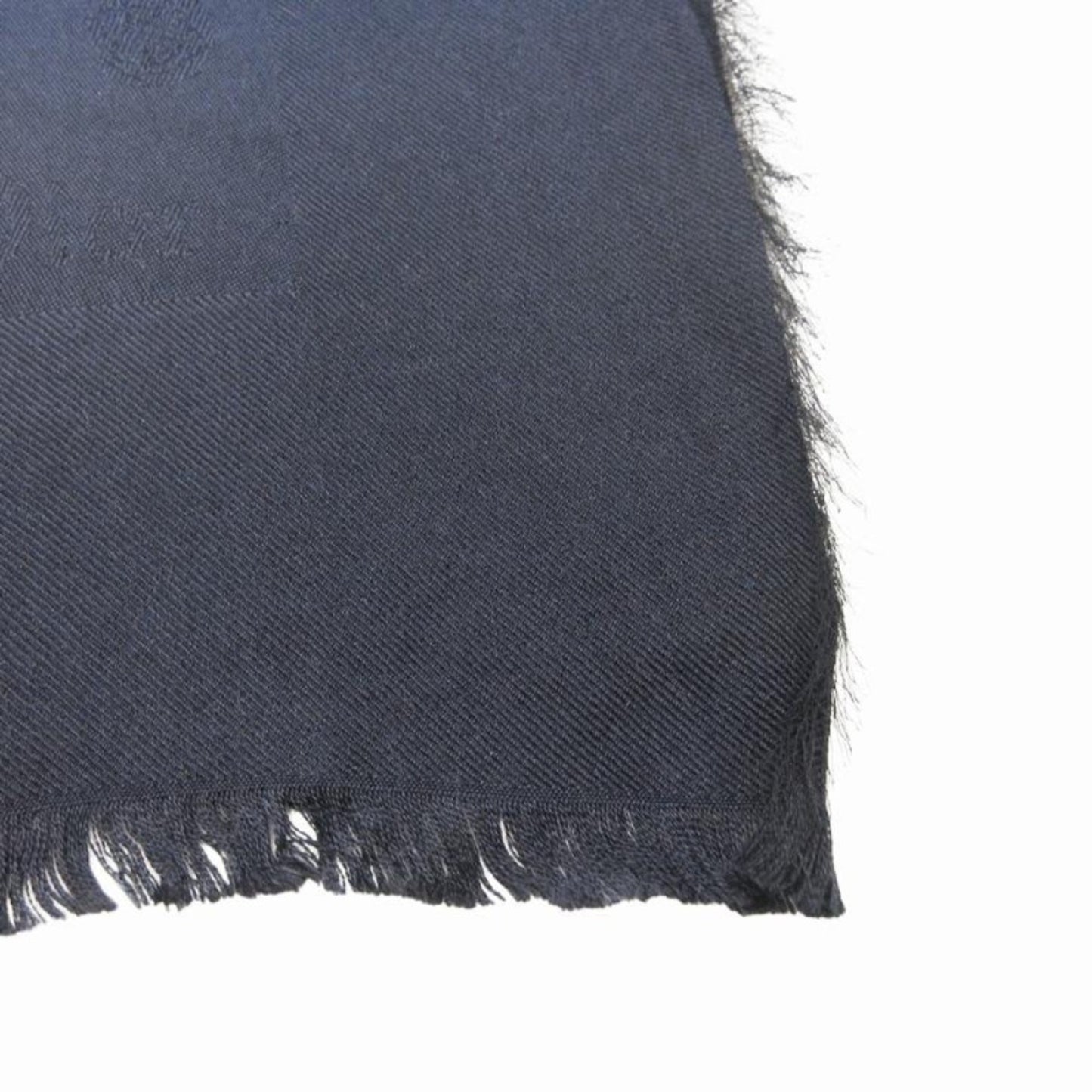 Christian Dior Dior Jacquard Logo Large Stole/Scarf Silk Shawl Gradient Scarf Wrap 140 X Blue