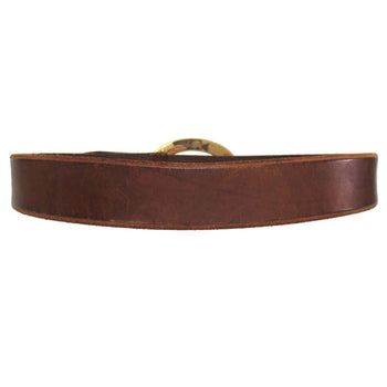 Dolce & Gabbana Men'S Leather Belt With Logo Buckle And Giboshi