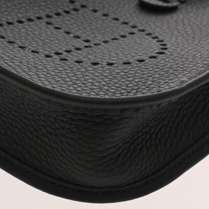 Hermes Evelyn Tpm Black W Stamp (Circa 2024) Women'S Taurillon Clemence Shoulder Bag