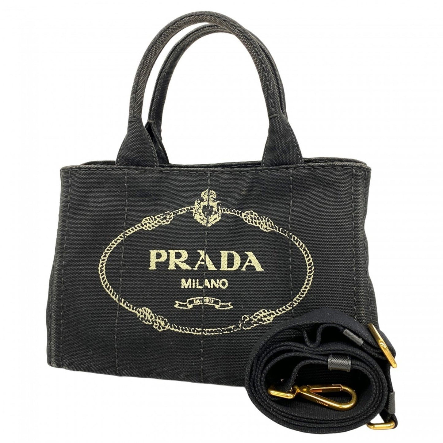 Prada Canapa Canvas Handbag
