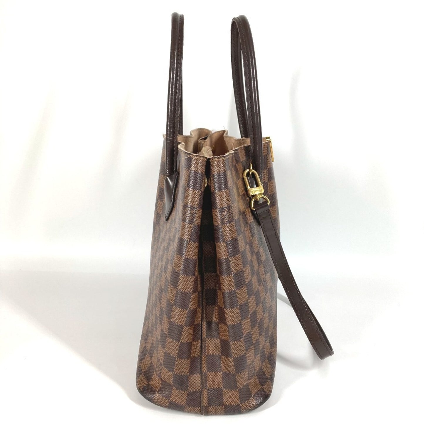 Louis Vuitton N41435 Damier Kensington Handbag/Tote/Shoulder Bag In Canvas