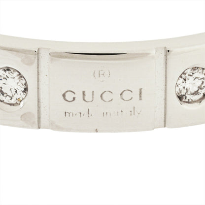 Gucci Icon Heart Ring #19 White Gold