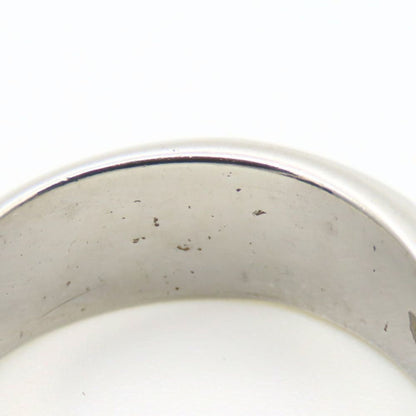 Tiffany & Co. Carved Heart Ring In Sterling Silver By Elsa Peretti