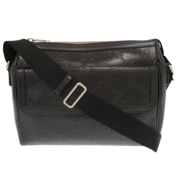 Gucci Gg Embossed 658565 Black Bag Shoulder 1774Gucci