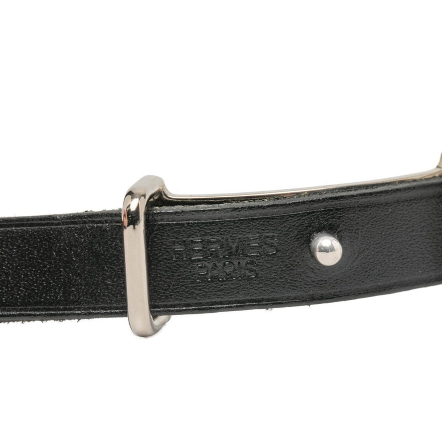 Hermes Herms Api 2 Long Bracelet In Black