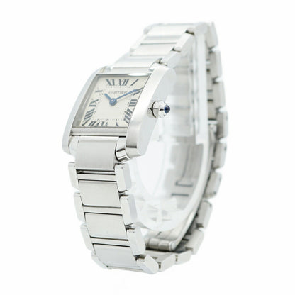 Cartier Tank Franaise Sm W51008Q3 Ivory Dial