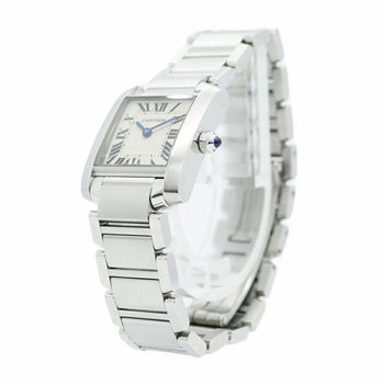 Cartier Tank Franaise Sm W51008Q3 Ivory Dial