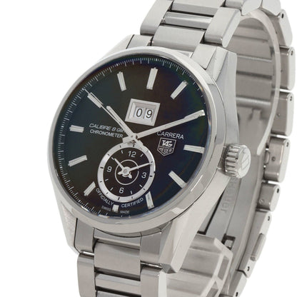 Tag Heuer War5010 Carrera Grand Date Gmt Watch Stainless Steel Ss
