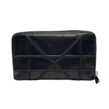 Christian Dior Diorama Long Wallet With Round Zipper