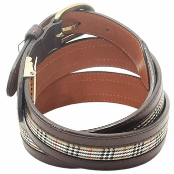 Burberry London Check Pattern Belt