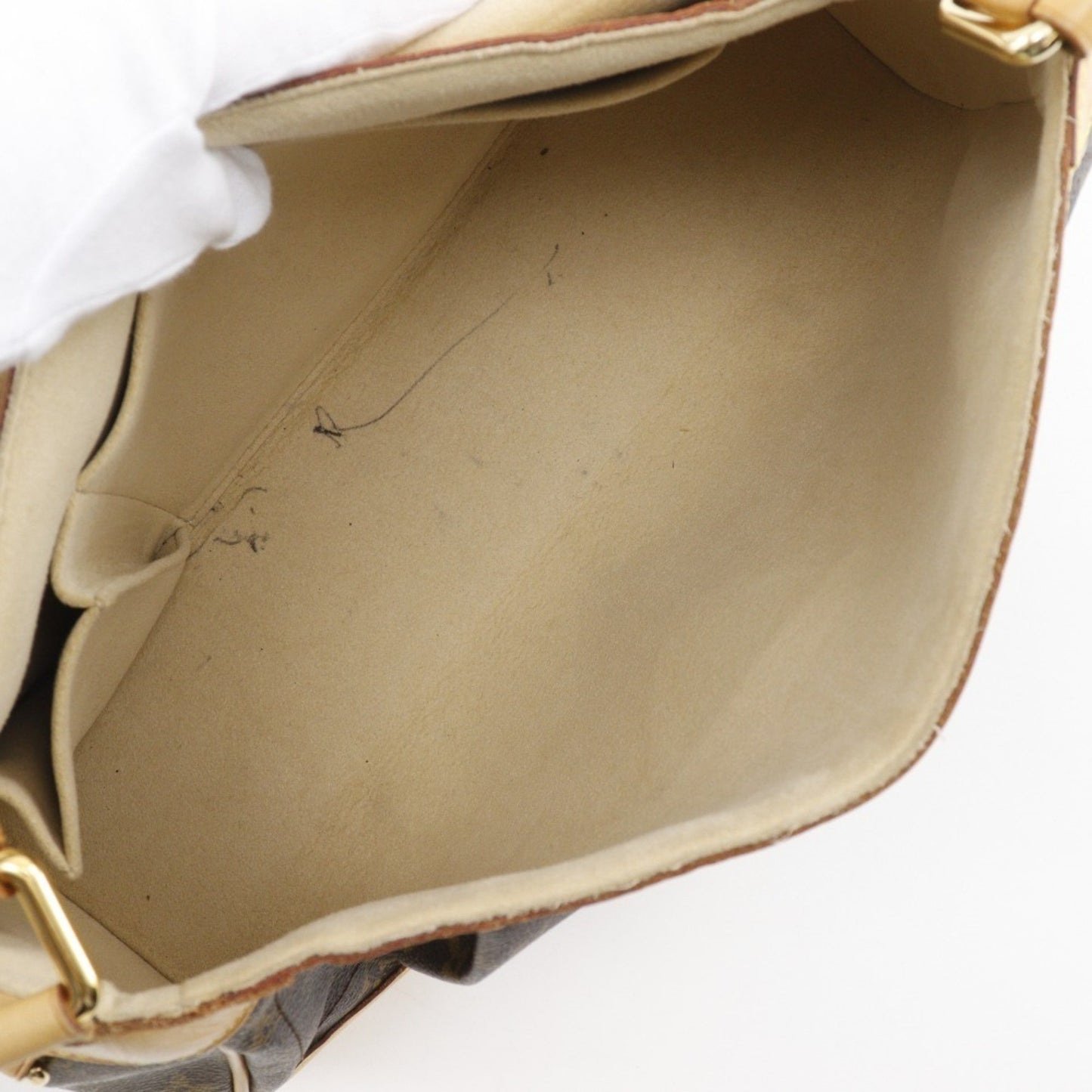 Louis Vuitton Beverly Mm Shoulder Bag M40121 Monogram Canvas 2007 Brown Fl4007 Flap