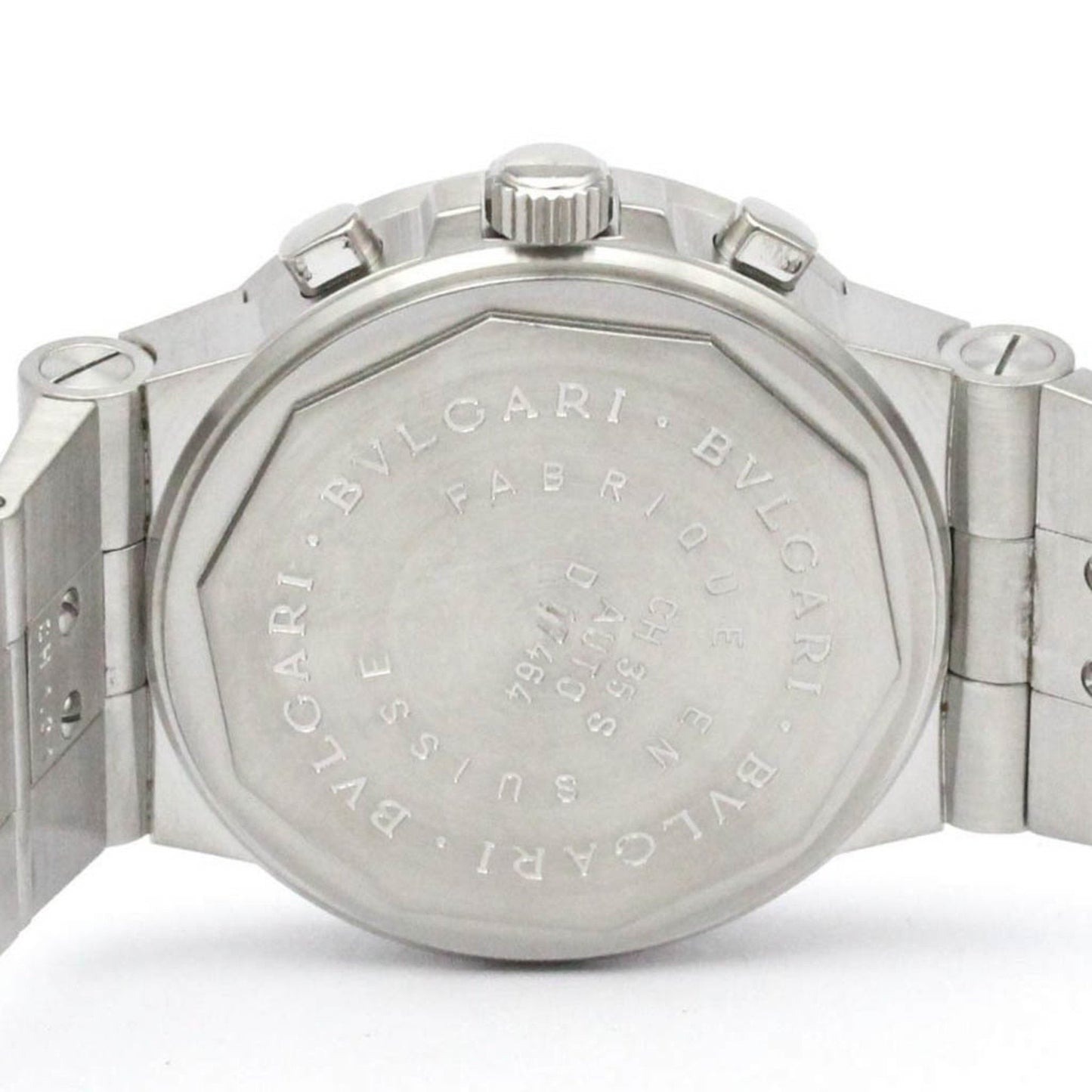 Bvlgari Diagono Sport Chronograph Automatic Watch Ch35S Auto Polished