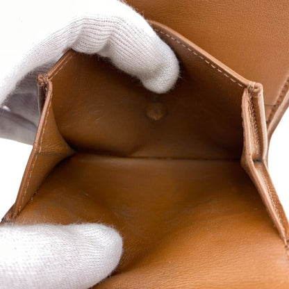 Celine Small Flap Wallet Compact Triomphe Trifold White