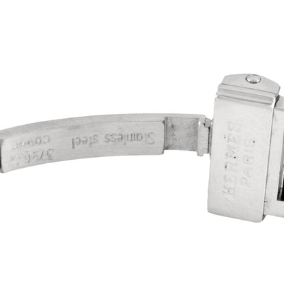 Hermes Hermes Cl4.230 Clipper Nacle Watch Quartz Shell Dial Bezel 12P Diamond