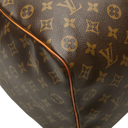 Louis Vuitton Monogram Keepall 50 Boston Bag/Travel Bag M41426 Brown Leather