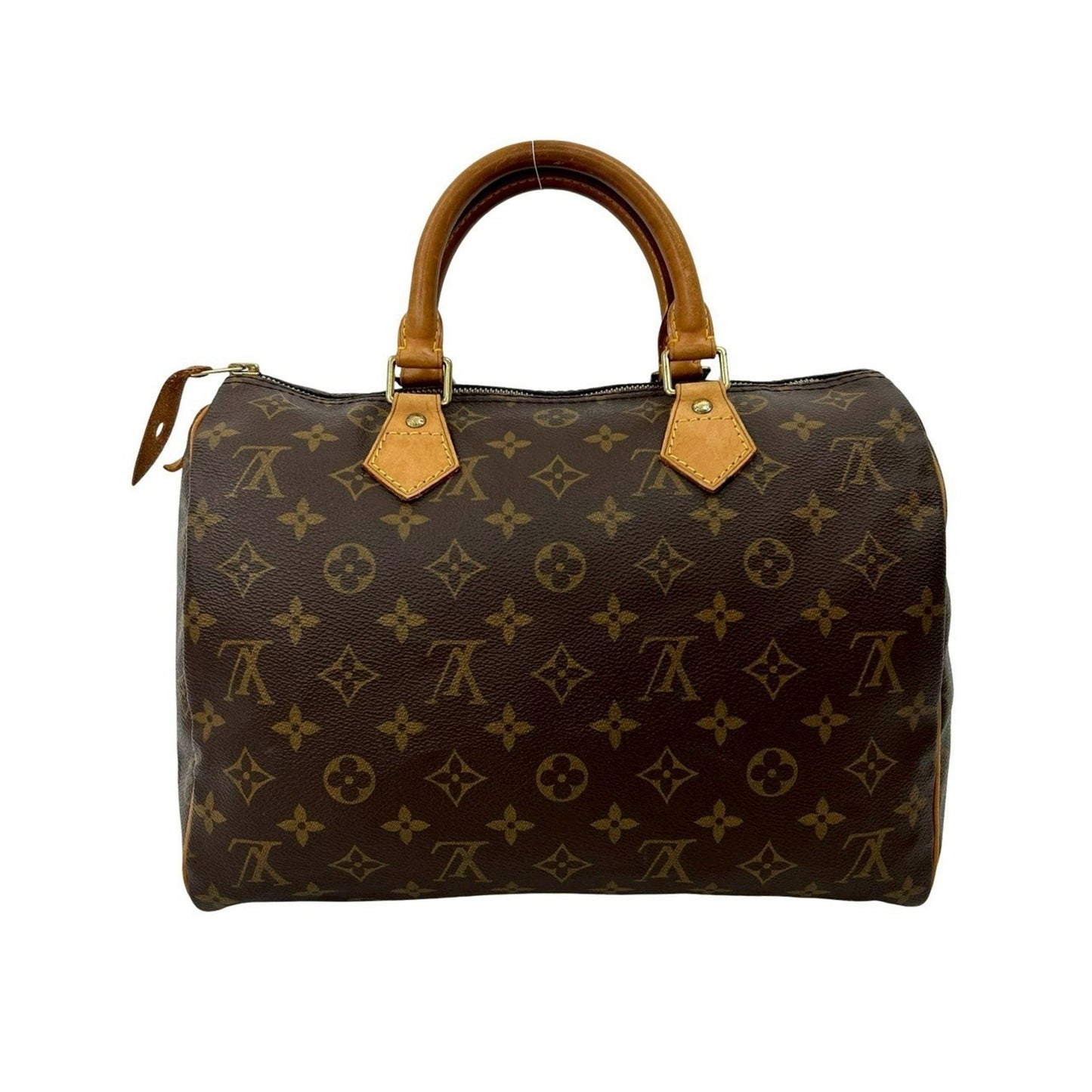 Louis Vuitton Speedy 30 Monogram Leather Handbag/Mini Boston Bag Brown 17446