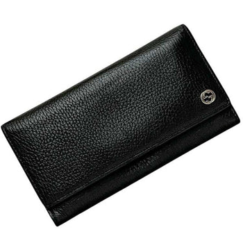 Gucci Bifold Long Wallet Ec-24356 Black Interlocking 449279 Leather 496334 Gucci Gg