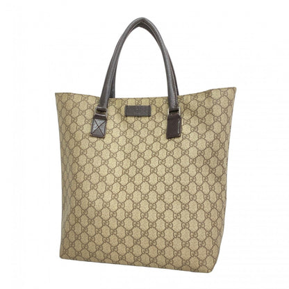Gucci Gg Supreme Tote Bag 131220 Beige Brown