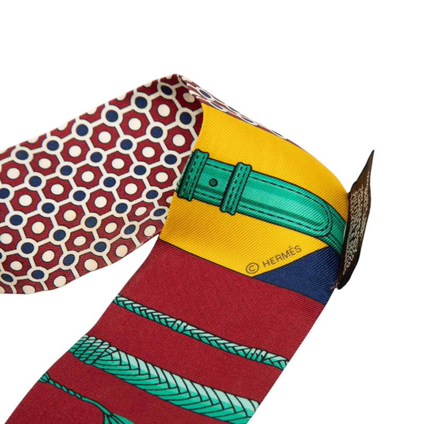 Hermes Herms Twilly Clic Clac Modern Cannage Scarf