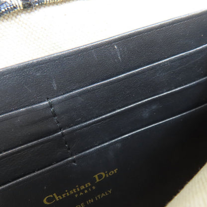 Christian Dior Trotter Pattern Chain Wallet