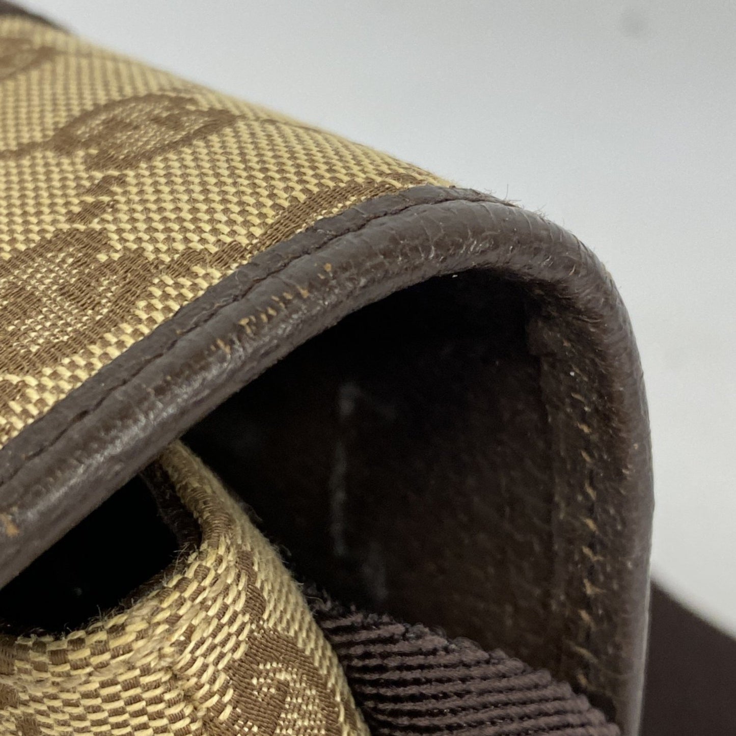 Gucci Waist Bag Gg Canvas 131236 Brown