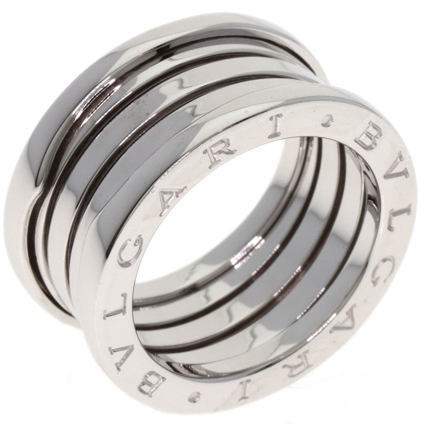 Bvlgari B-Zero1 4-Band #55 Ring In 18K White Gold