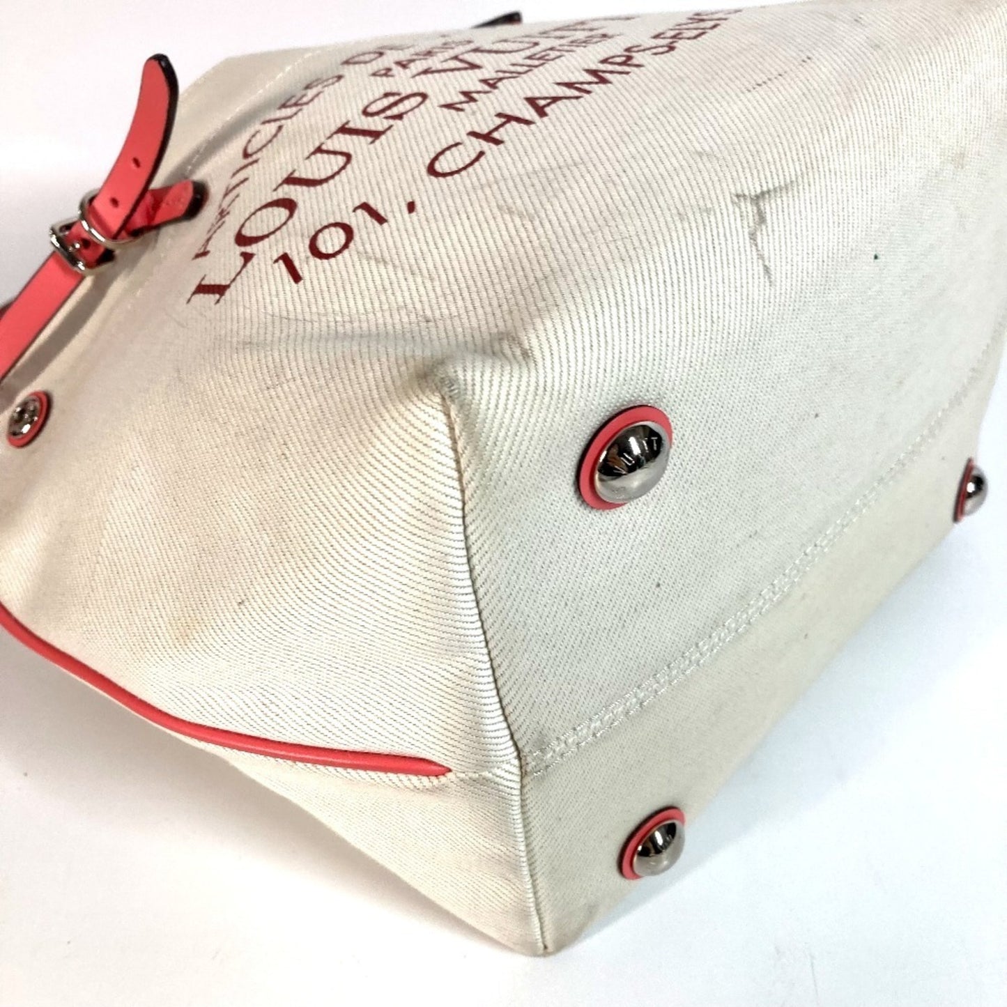 Louis Vuitton M94505 2014 Summer Collection Cabas Pm Tote Bag Shoulder Leather/Canvas