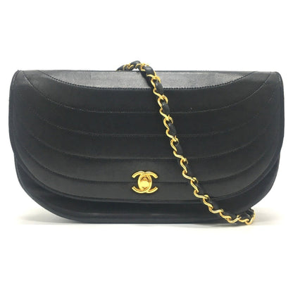 Chanel Cc Coco Mark Pochette Chain Bag Shoulder Lambskin