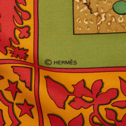 Hermes Herms Carr 90 Early America Scarf