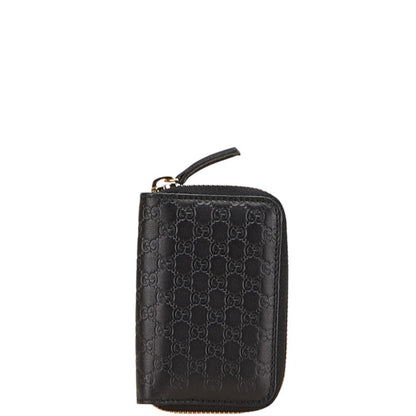 Gucci Micro Guccissima 6-Ring Key Case 322214 0959 Black Leather