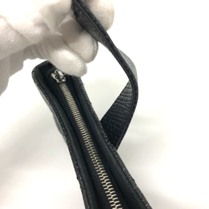 Chanel Cc Mark Coin Purse/Coin Compartment Pouch Black Silverhardware