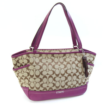 Coach Signature Tote Bag F23297 Beige